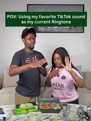 TikTok post by @mr_mrstom for ClipTone. Caption reads: Okay, now it’s your turn 👀🔥 Try Cliptone for....