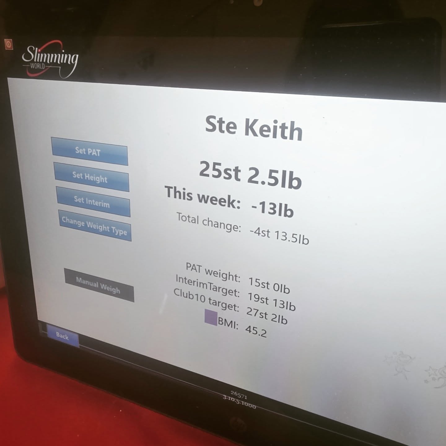 Instagram post by @s._t_.e for Slimming World. Caption reads: [...] 😉 #weighday #weighdayresults....