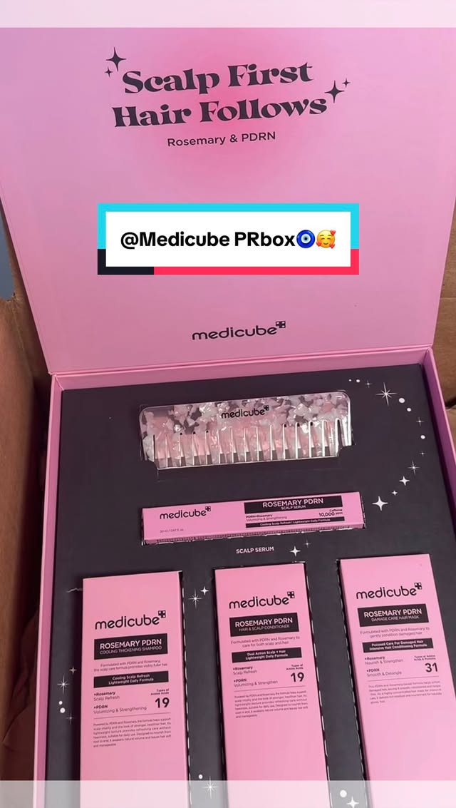 Instagram post by @get_glam_with_sadaf for Medicube. Caption reads: Ty so much @medicube_global_official 💖🫶💖… [...].