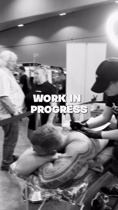 Instagram post by @abbeymanson for Pepax Official. Caption reads: We have completed eight sittings so far on Tom’s....