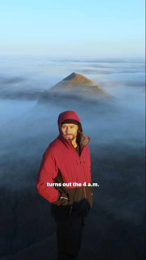 Instagram post by @itsadamraja for Regatta. Caption reads: 📍Blaven, Isle of Skye

@regattaoutdoors....