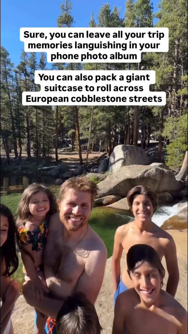 Instagram post by @localpassportfamily for Mixbook. Caption reads: Been such a privilege to have some of these travel....