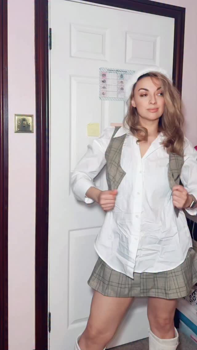 Instagram post by @misschanteller for Sintillate Talent. Caption reads: Wardrobe reset time! Which look is your favourite,....