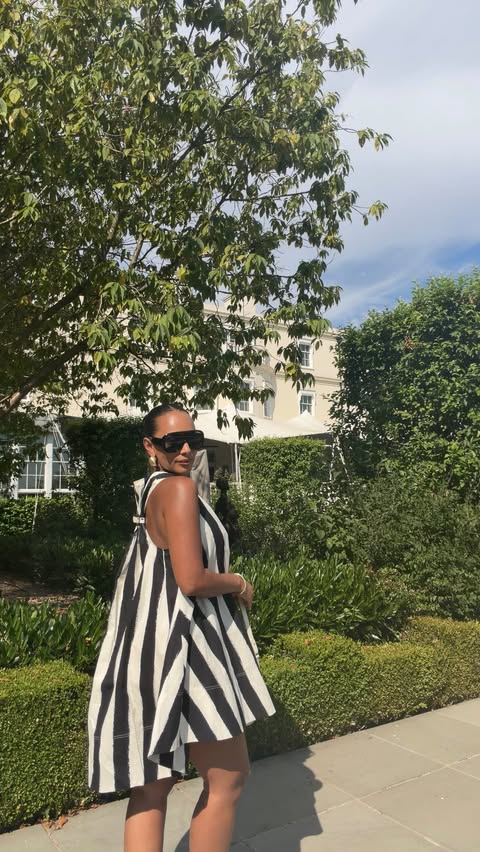Instagram post by @zeenaxena for Topshop. Caption reads: This @topshop dress from @asos is London heatwave....