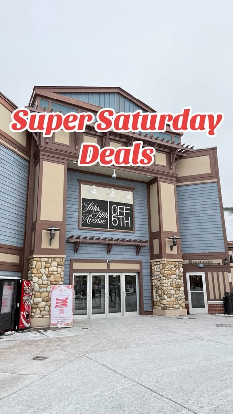 Instagram post by @hey.arthur.nyc for Saks OFF 5TH. Caption reads: Saks OFF 5TH just received a huge shipment....