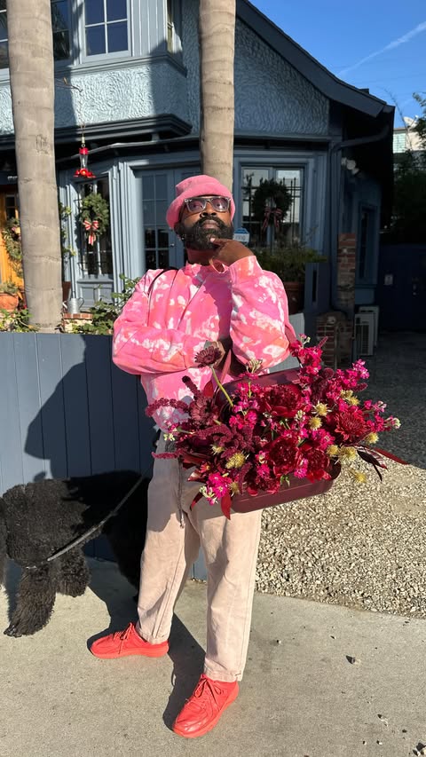 Instagram post by @bloomandplume for Away. Caption reads: [...] season, we teamed up with our friends at....