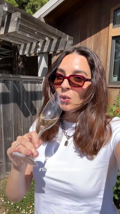 Instagram post by @madwinegirl for Southwest Airlines. Caption reads: Travel wine country without worrying about how to....