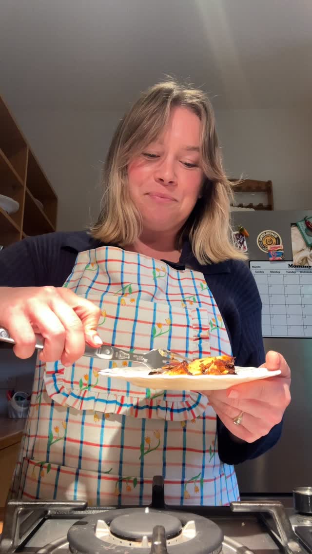 Instagram post by @jennys__table for SAUZ. Caption reads: [...] gratin there ever was! a jar of @getsauz....