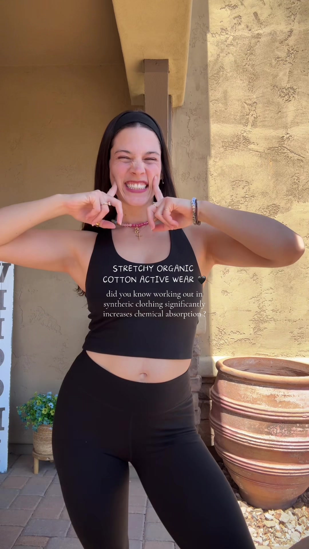 TikTok post by @mariiiakelly for Pact. Caption reads: [...] active wear set. Squat proof too🔥 @Pact....