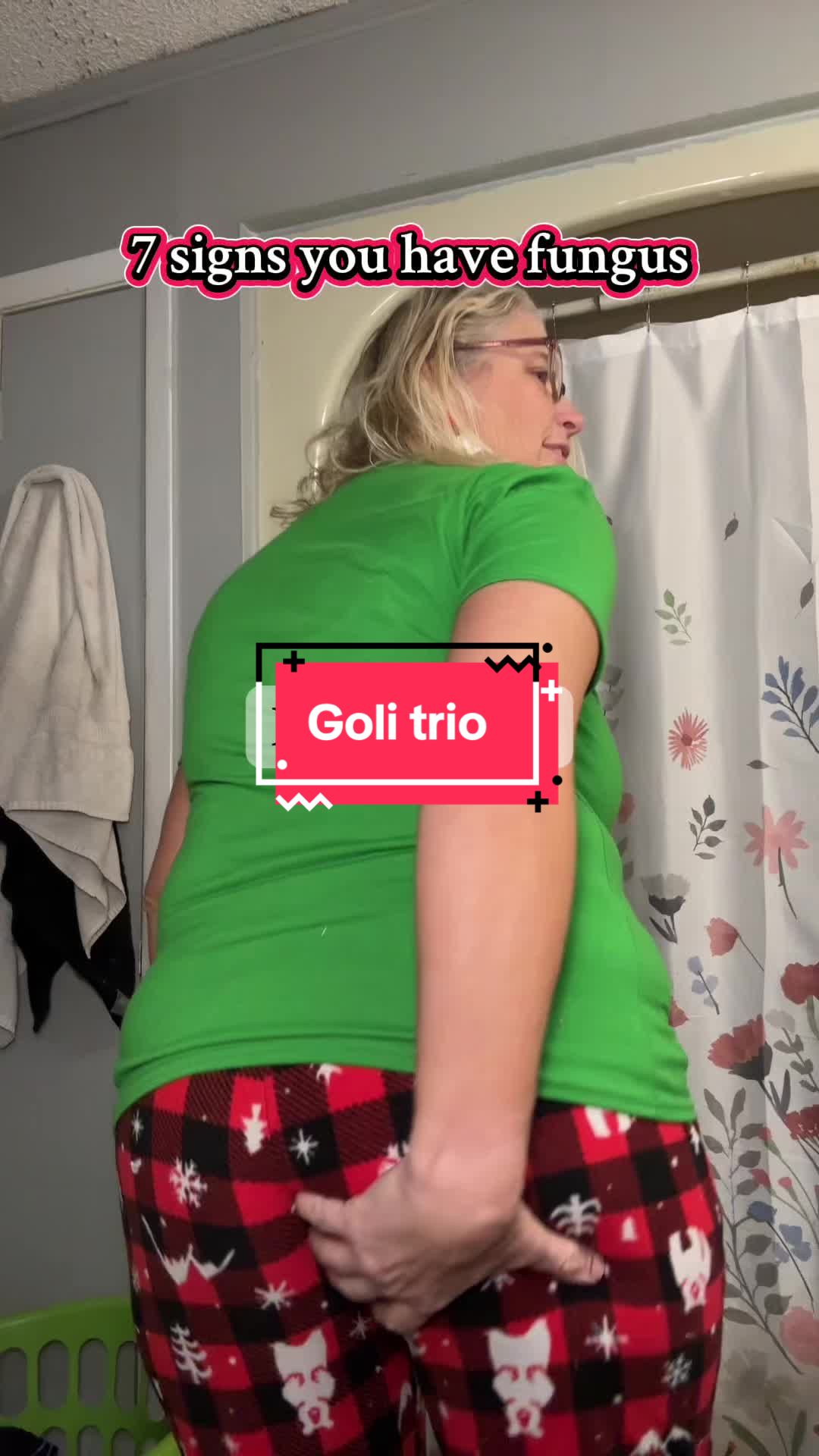 TikTok post by @jenbryantwilliams for Goli. Caption reads: [...] gut could be the reason! The Goli Trio....