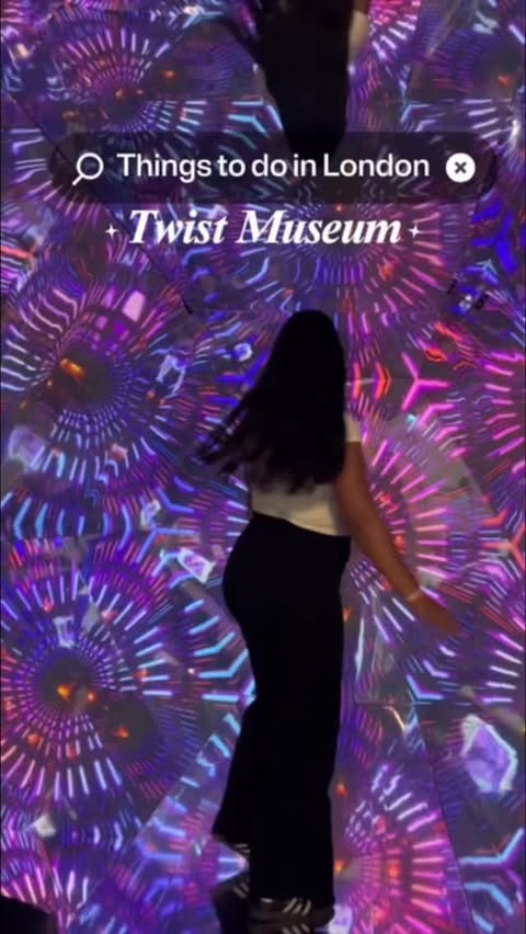 Instagram post by @ugc.michelledenise for Twist Museum. Caption reads: [...] add this to your list! 🇬🇧☀️ 📍 Twist....