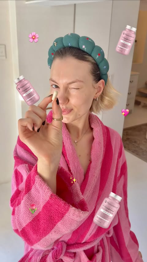 Instagram post by @simonexoffer for Phytoceutics. Caption reads: [...] Phytofemme™ Hair, Skin & Nails by....