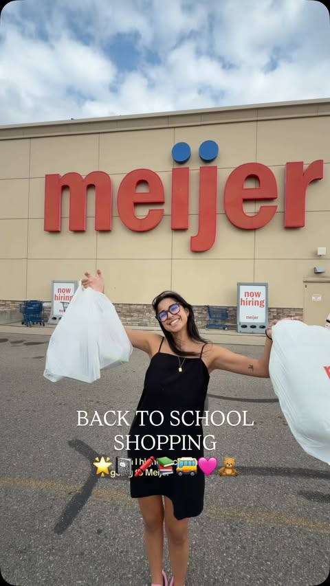 Instagram post by @teach_people_with_kindness for Meijer. Caption reads: Found SO many back to school goodies at....