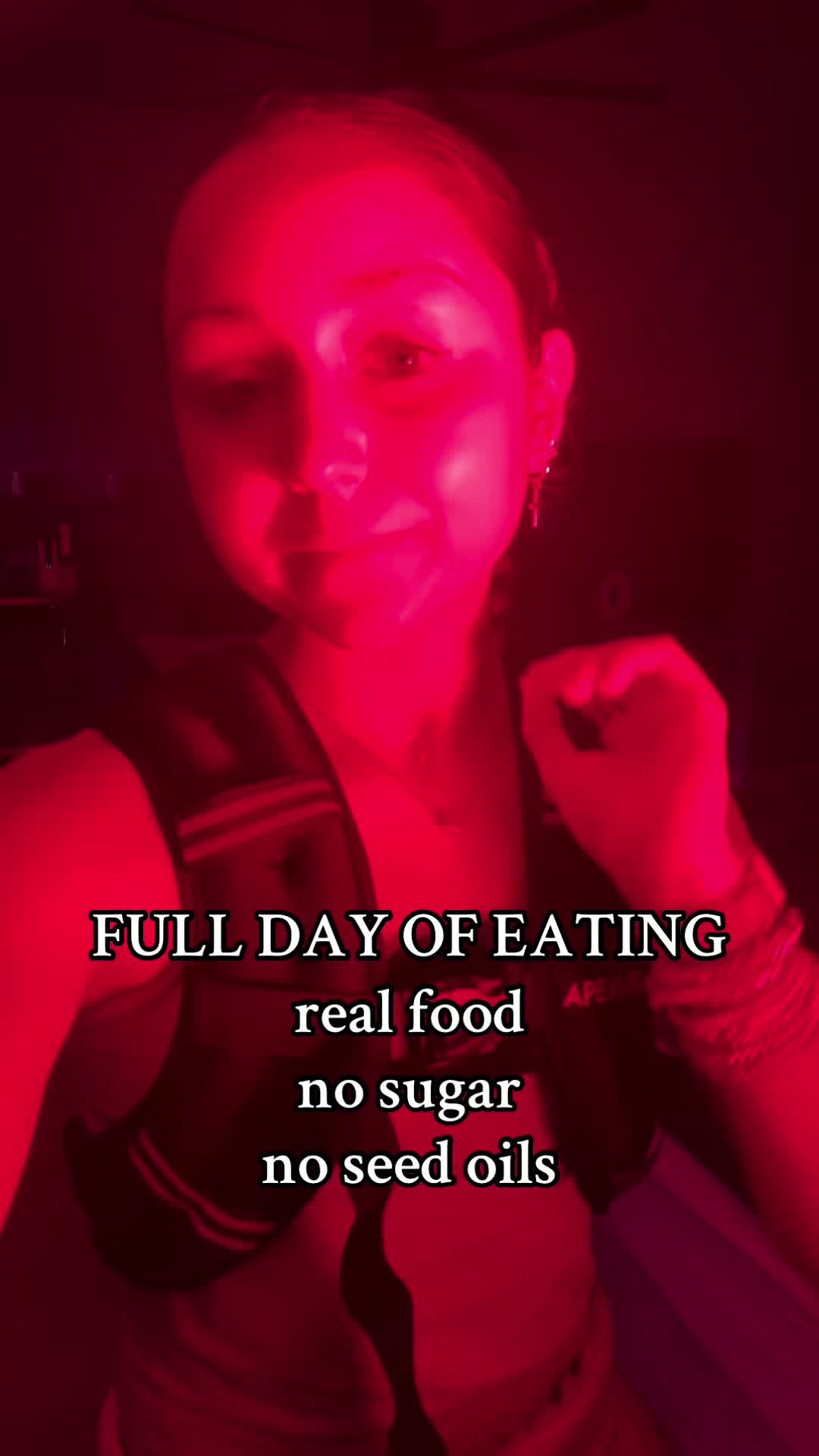 TikTok post by @lexinoelv for Live Healthillie. Caption reads: [...] @Clean Simple Eats @Chobani @Live....