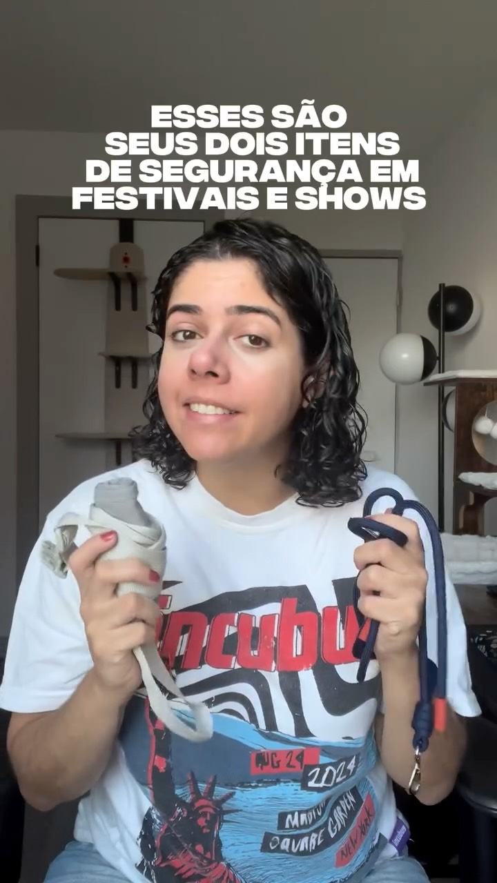 Instagram post by @thaisli.shows for Rock in Rio. Caption reads: Pra que sua festa não acabe antes da hora 🥲 

E....