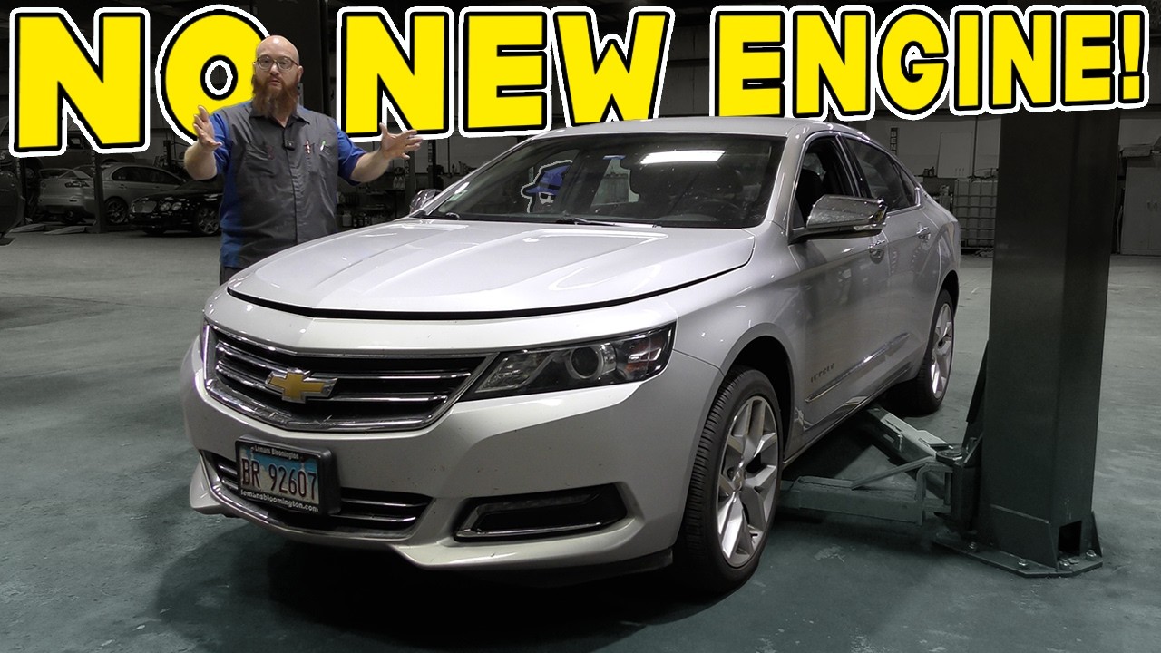 YouTube post by @CarWizard for BendPak. Caption reads: Dealer's BAD Engine "Diagnosis" Exposed! I Fixed....