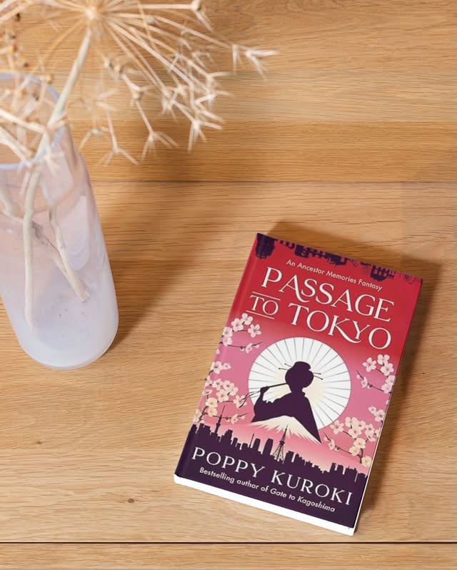 Instagram post by @page_appropriate for HarperCollins. Caption reads: 📍Book Tour: Passage to Tokyo by @poppykuroki....