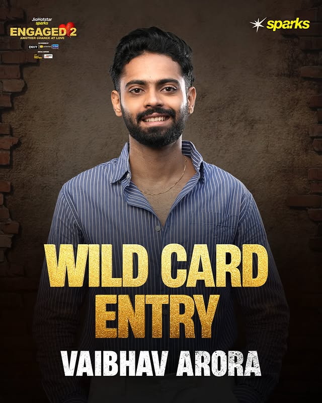 Instagram post by @engagedofficial for JioCinema. Caption reads: Another day, another wild card entry! Himanshi ke....