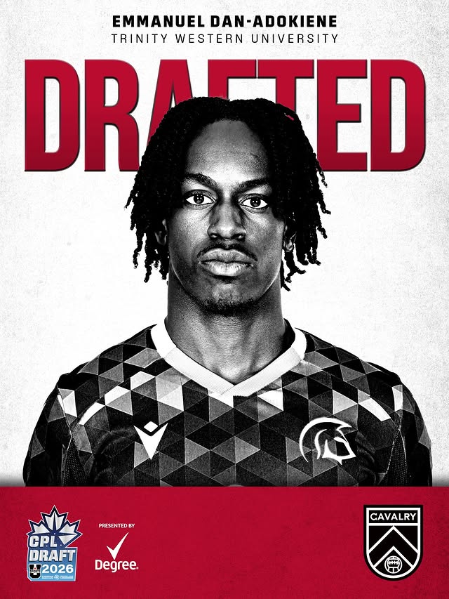 Instagram post by @cplcavalryfc for Degree. Caption reads: [...] of the CPL-U SPORTS draft, presented by....