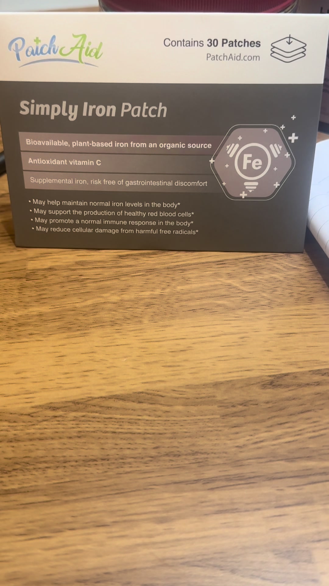 TikTok post by @chassync101 for PatchAid. Caption reads: [...] #smallcontentcreators #ugccreator @PatchAid.