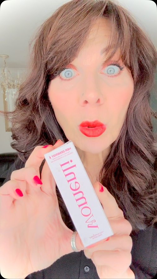 Instagram post by @signaturestylewithceline for Womenli Supplements. Caption reads: What time of day do you get that energy....