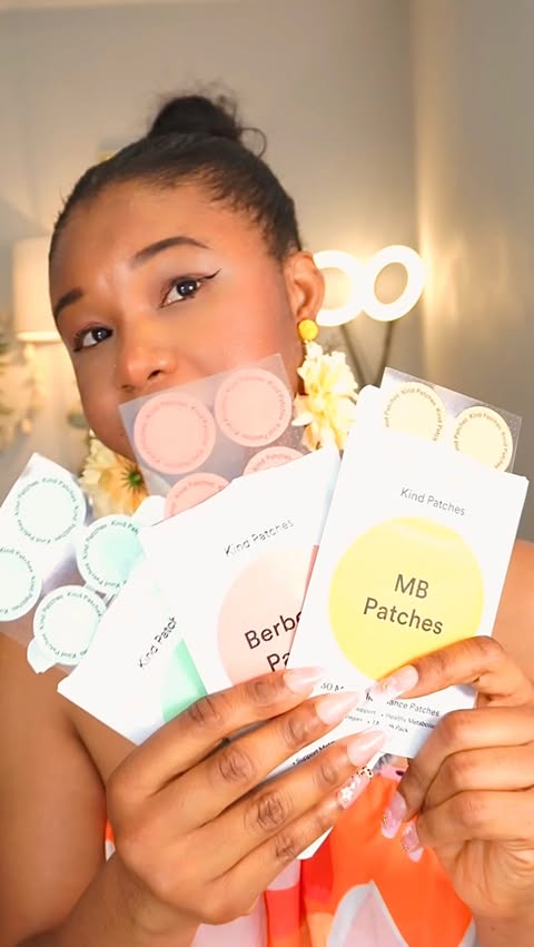 Instagram post by @flovenus for Kind Patches. Caption reads: [...] Which one would you try first? 👀....