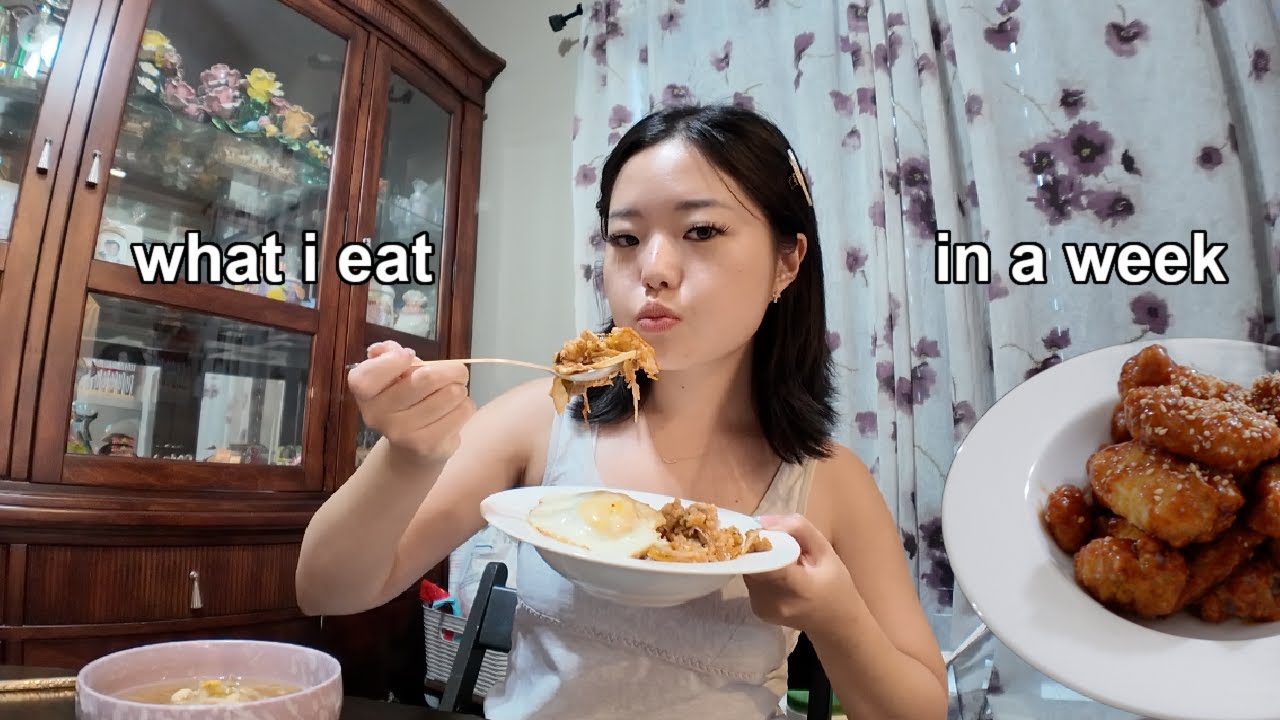 YouTube post by @bygraacee for Coreelle. Caption reads: 🍲 *balanced + realistic* WHAT I EAT in a....