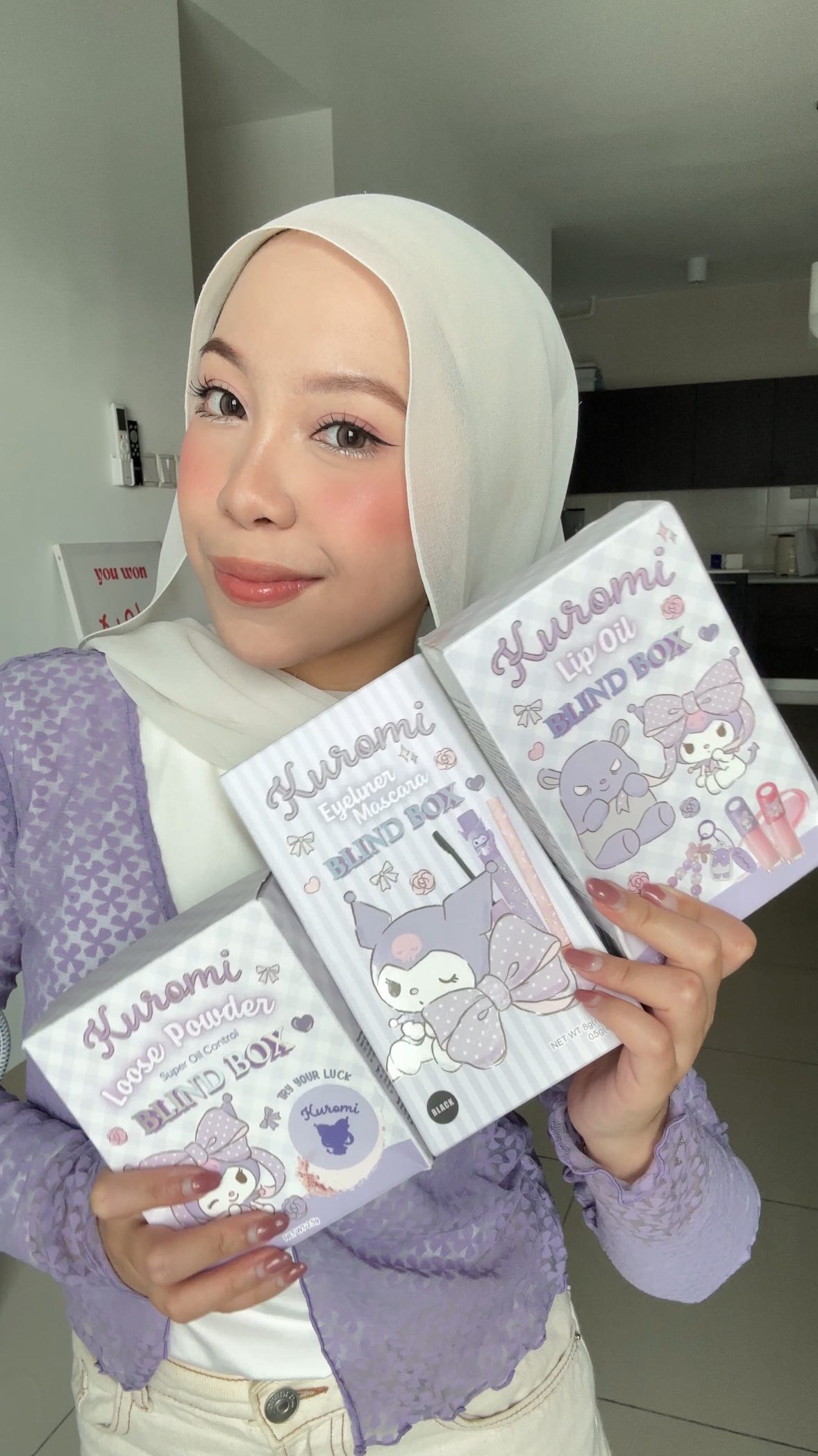 Instagram post by @sarahsofeaa_ for Watsons. Caption reads: Cutest collab ever spotted at Watsons!💜
Sanrio....