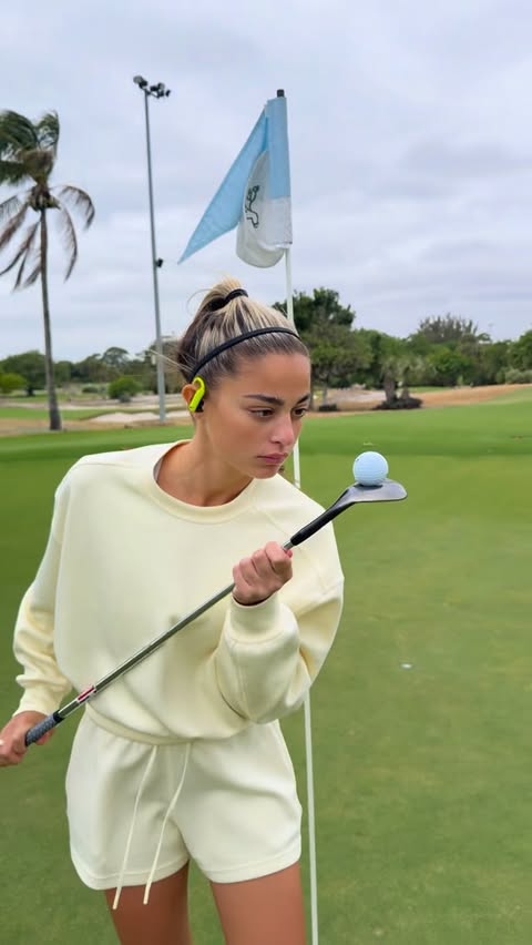 Instagram post by @gabbygolfgirl for Beats by Dre. Caption reads: Best collab ever? @beatsbydre @nike....