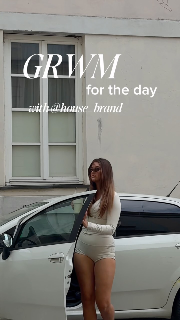 Instagram post by @natalixyt for House Brand. Caption reads: spending the day with our fav pilates girl 💅....