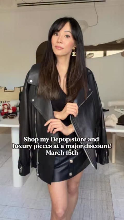 Instagram post by @thedavisstandard for Depop. Caption reads: [...] and some of my best designer pieces on....