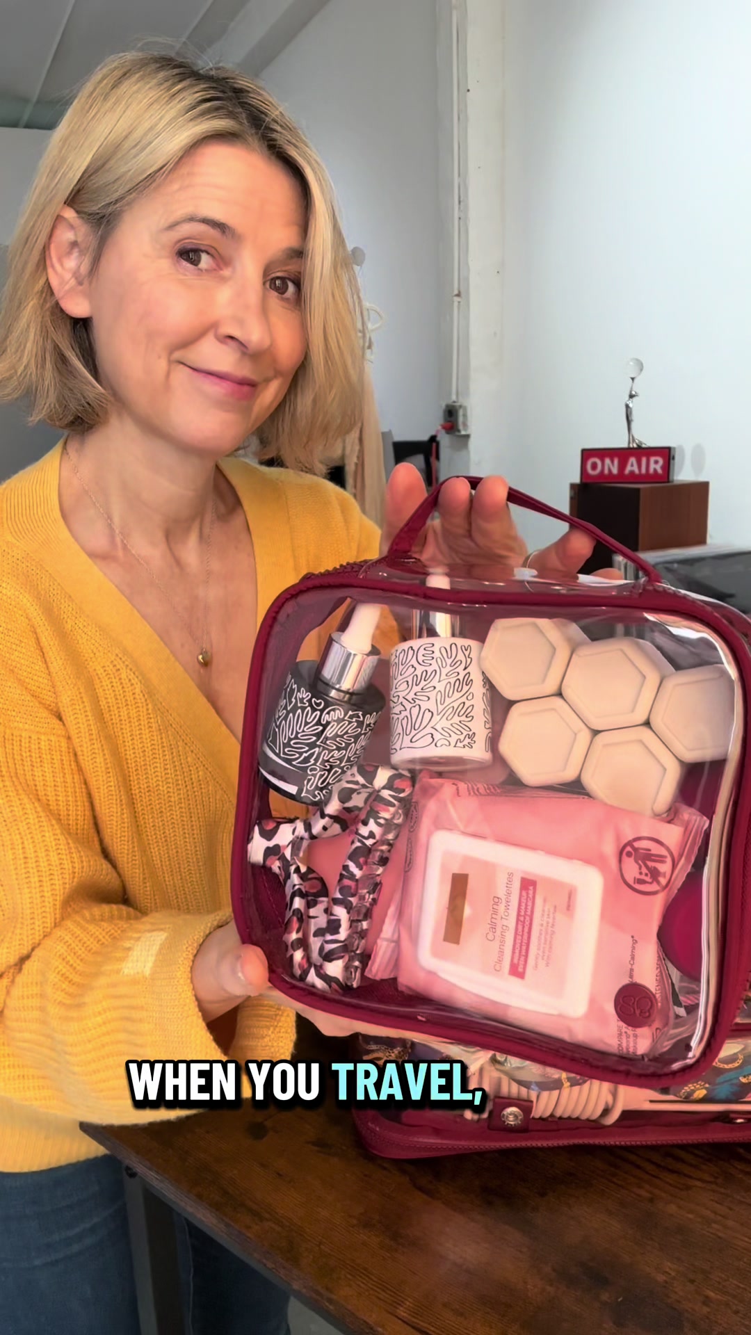 TikTok post by @samanthabrowntravels for HSN. Caption reads: Cyber Monday Free Shipping all day.  Samantha....