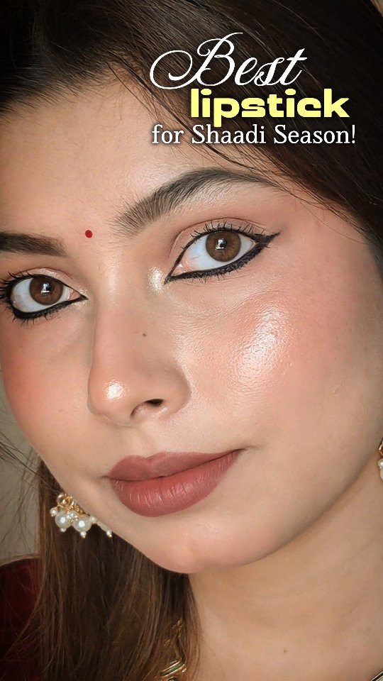 Instagram post by @koyel_o_logy for Mamaearth. Caption reads: Comment "Link" for the product! 💄

[ lipstick ,....