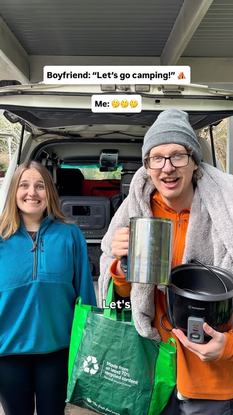 Instagram post by @elises.traveldiary for BLUETTI Official. Caption reads: I think I’ll be camping a lot more if it’s always....