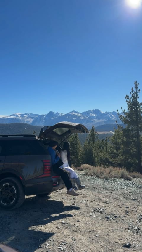 Instagram post by @hanasim for Hyundai USA. Caption reads: there’s nothing more attractive than a man....