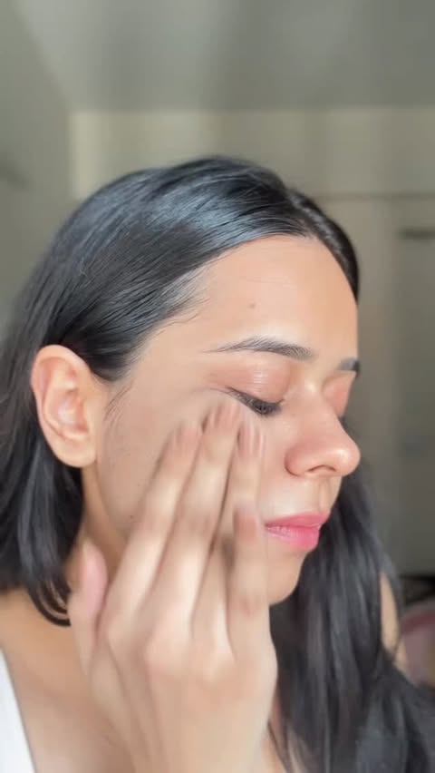 Instagram post by @nishita_pahwa for Aqueria. Caption reads: Glow starts with a fresh peel ✨ #ad #promotion....