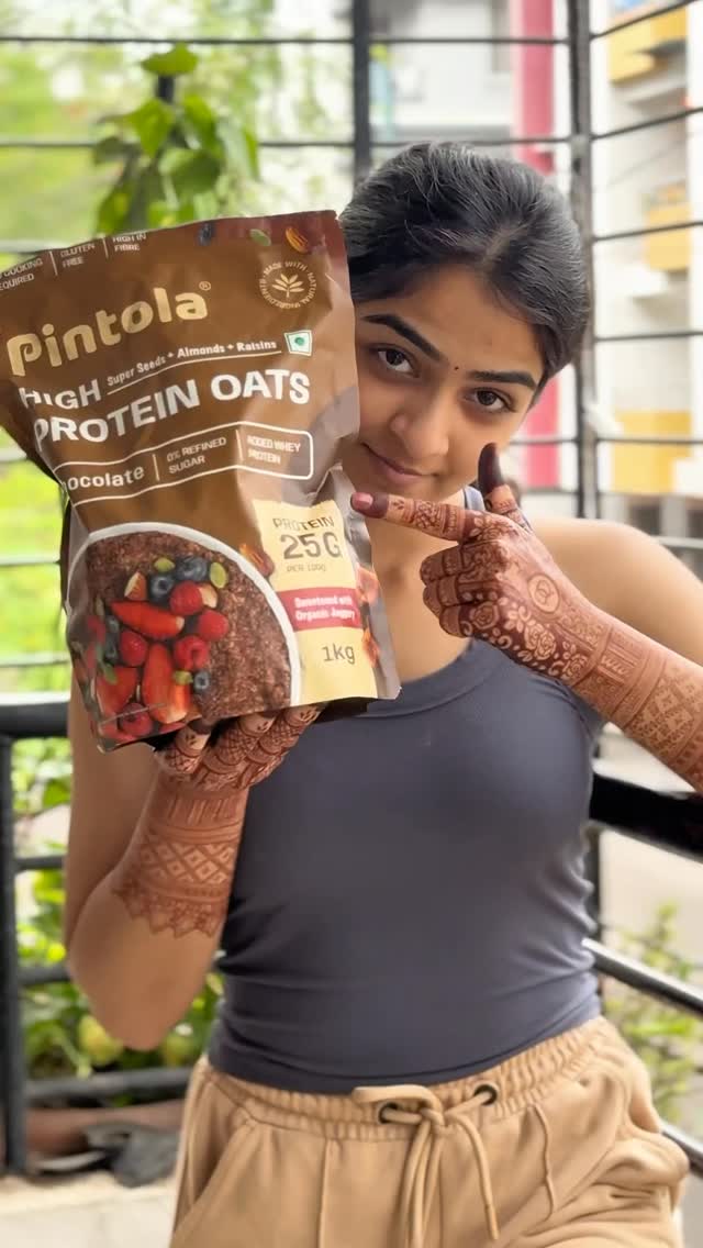 Instagram post by @siddhi_wagh_09 for Pintola. Caption reads: Power up your routine with @pintola.in .in....