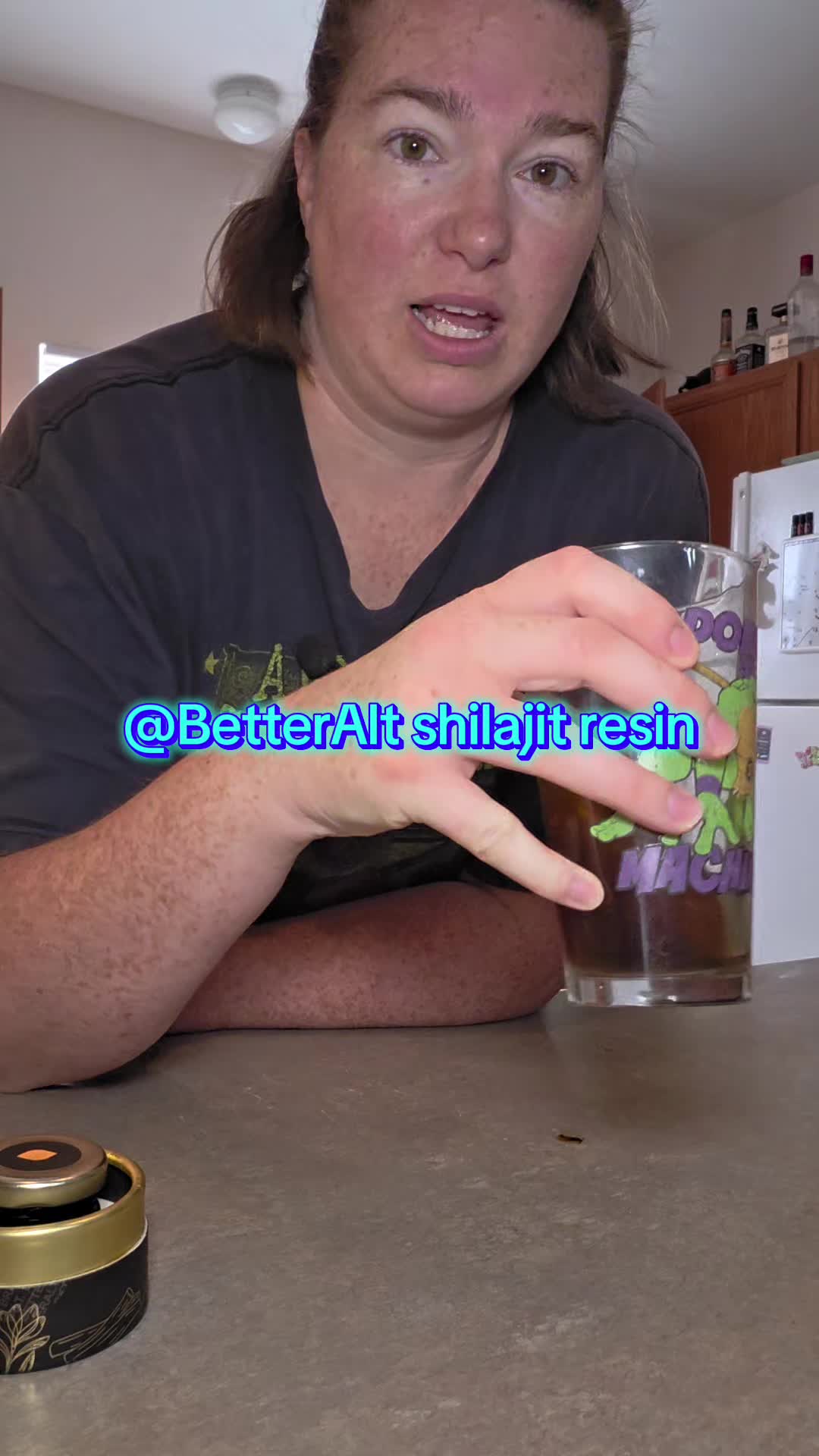 TikTok post by @nemodanielle25 for Better Alt. Caption reads: @BetterAlt Himalayan Shilajit 75% fulvic acid +....