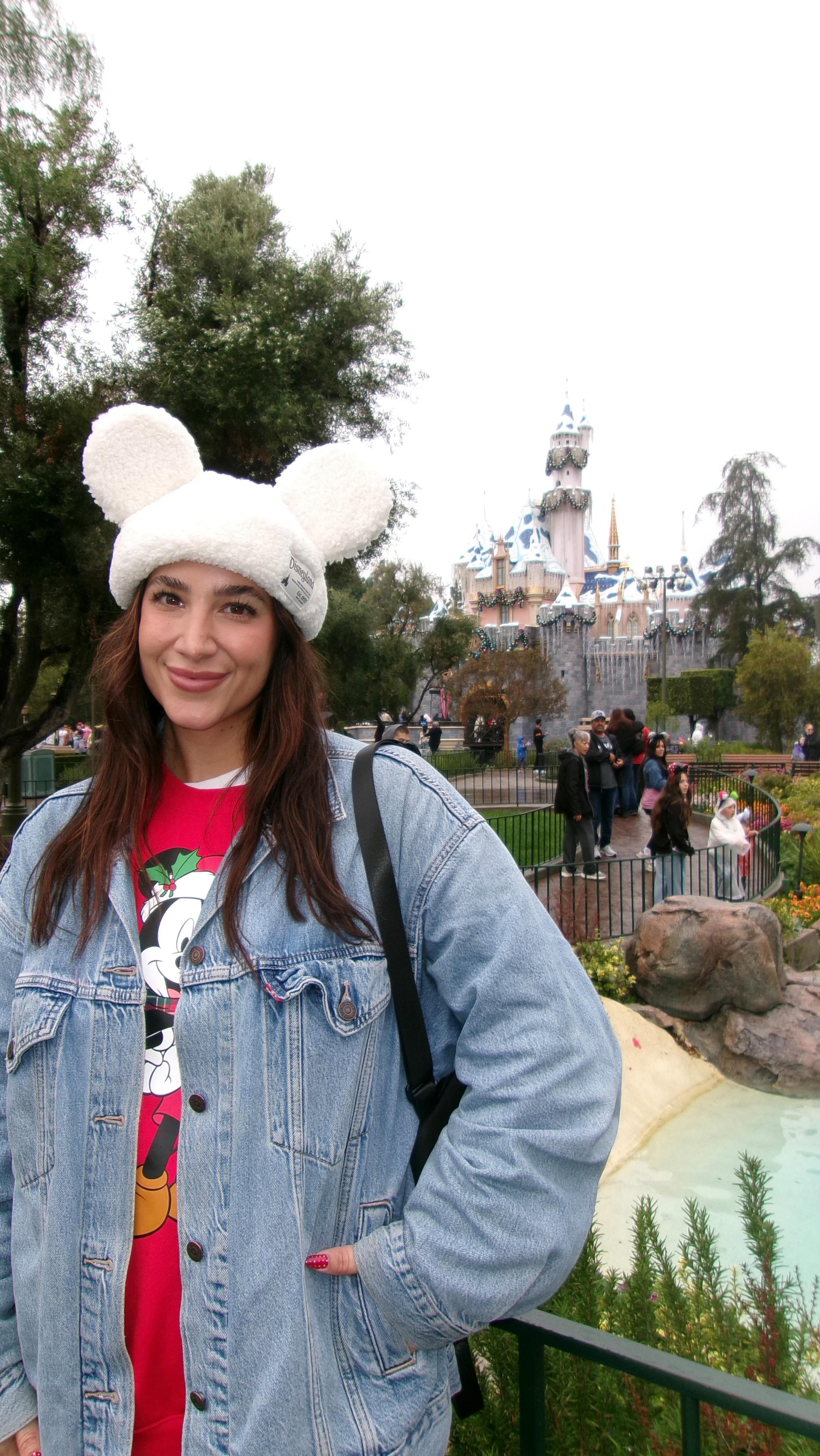 Instagram post by @emiliametidieri for Disneyland. Caption reads: SAVE FOR YOUR FUTURE DISNEY TRIP ✨🐭🎄

Everything....