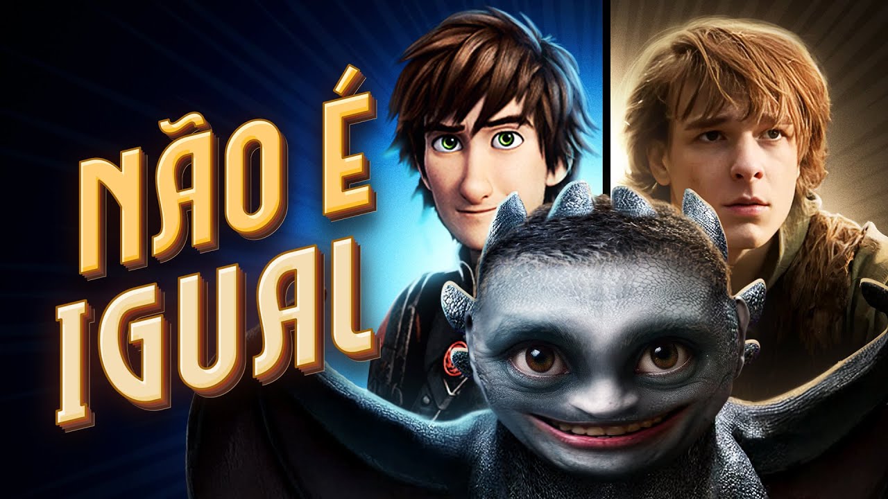 YouTube post by @gaveta for Cambly. Caption reads: Animação x Live-Action: as diferenças são brutais!....
