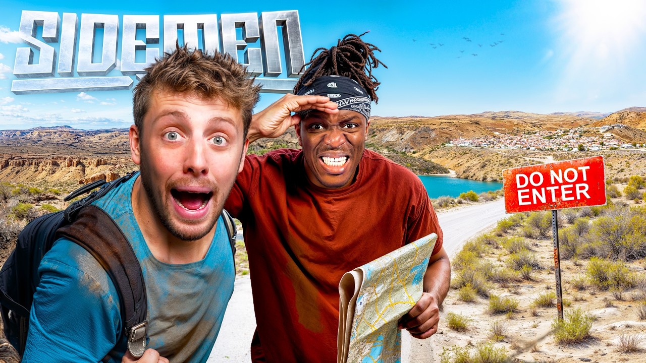 YouTube post by @Sidemen for XIX Vodka. Caption reads: SIDEMEN ABANDONED IN EUROPE 2.