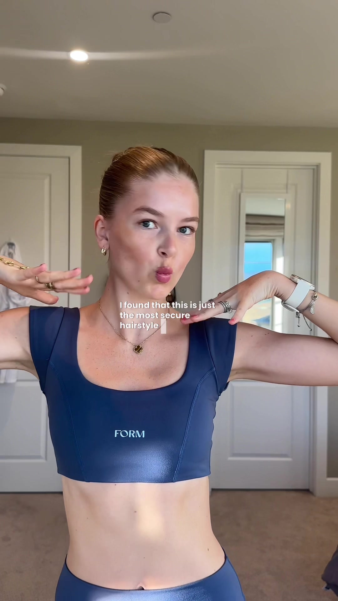 TikTok post by @allieappleton for Crown Affair. Caption reads: look good feel good ALWAYS & FOREVER👏👏....