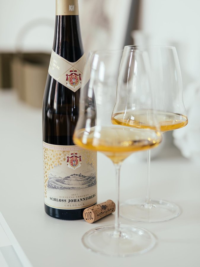 Instagram post by @heroesofriesling for WineEnthusiast. Caption reads: We tasted it right when it was released and waited....