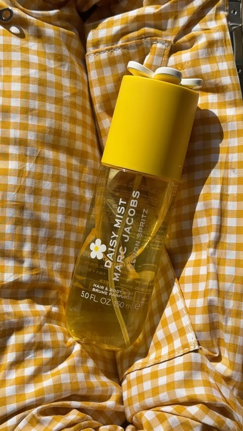 Instagram post by @mattiegouman for MYER. Caption reads: [...] Daisy mist for every vibe ✨ @Myer #mjdaisy....