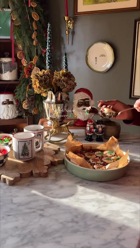 Instagram post by @chizobauwakwe for Instacart. Caption reads: [...] in the Christmas Cottage thanks to....