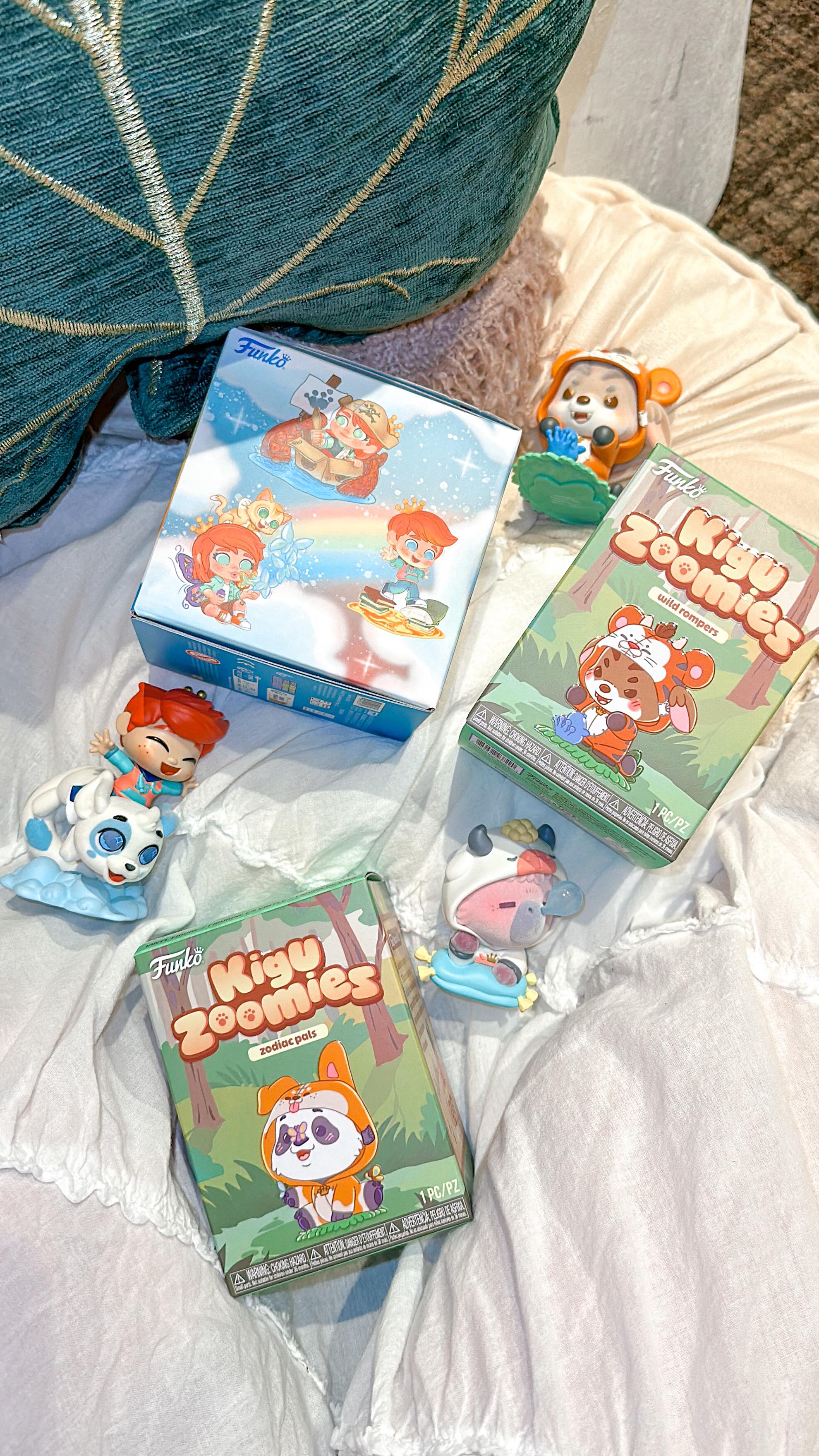 Instagram post by @krystaleverdeen for Funko. Caption reads: First look at the new @originalfunko Premium Blind....