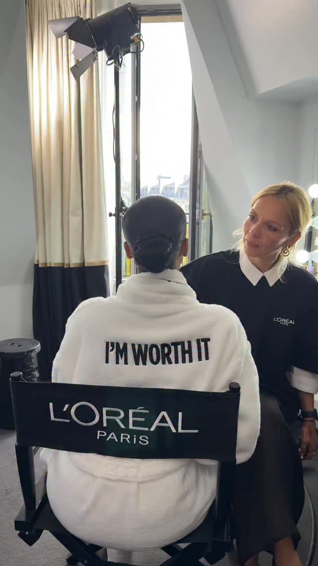 Instagram post by @liesllaurie for L'Oréal Paris. Caption reads: Still not over this night....