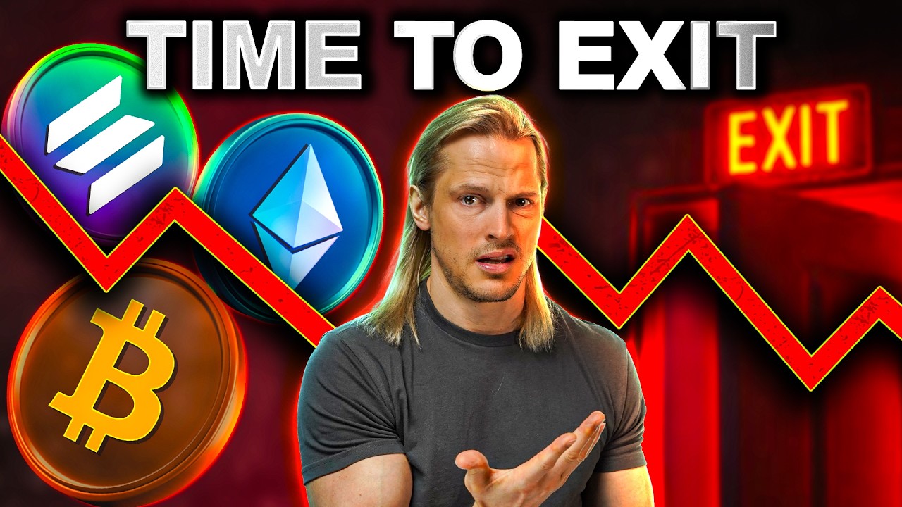 YouTube post by @CoinBureau for CoinMarketCap. Caption reads: Crypto Profit Strategy: When to Sell BTC, ETH &....