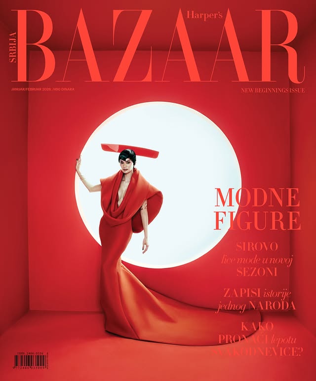 Instagram post by @piajauncey for Bulgari. Caption reads: New Beginnings Issue - dvobroj
Harper’s BAZAAR....