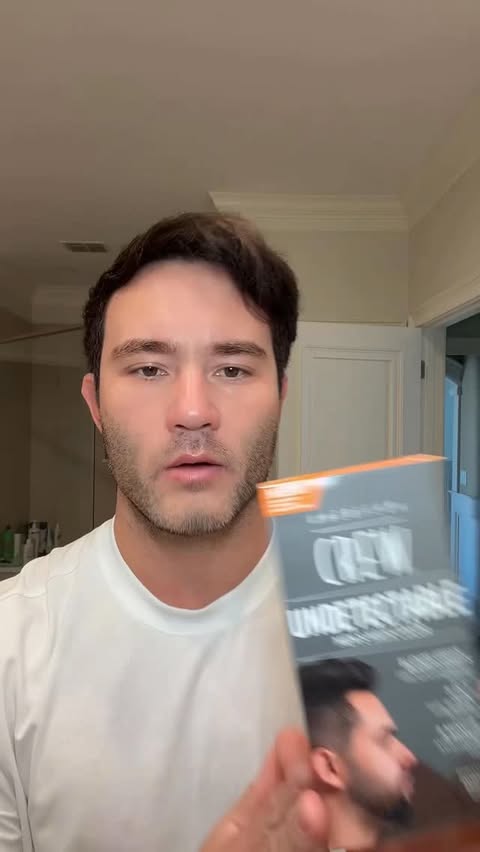 Instagram post by @itsfondo_ for American Crew. Caption reads: [...] a few grays coming in, so I added American....